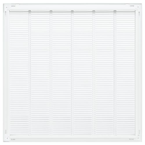 Main product image of 30" x 30" (Wall Opening Size) Sidewall/Ceiling Return Air Filter Grille w/ 1/2" Fin Spacing (White)