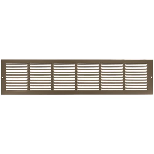 Main product image of 30" x 6" Baseboard Return Air Grille, 1/3" Series (Brown)