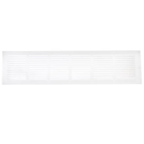 Main product image of 30" x 6" Baseboard Return Air Grille, 1/2" Series 3 (White)