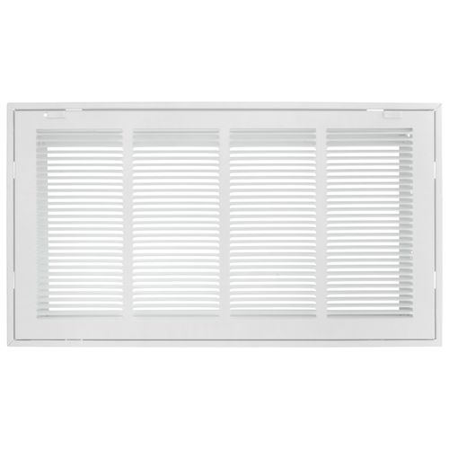 Main product image of 20" x 10" (Wall Opening Size) Sidewall/Ceiling Return Air Filter Grille w/ 1/3" Fin Spacing (White)