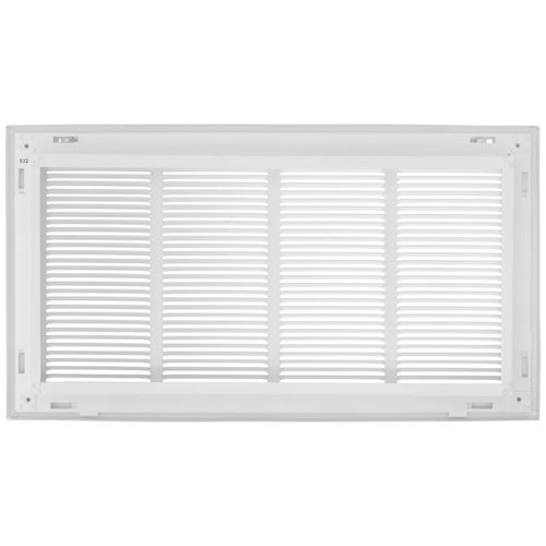 Main product image of 20" x 10" (Wall Opening Size) Sidewall/Ceiling Return Air Filter Grille w/ 1/3" Fin Spacing (White)