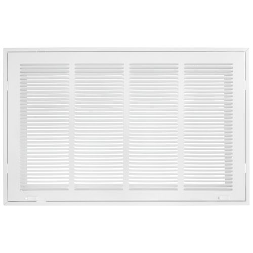 Main product image of 20" x 12" (Wall Opening Size) Sidewall/Ceiling Return Air Filter Grille w/ 1/3" Fin Spacing (White)