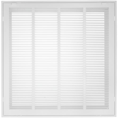 Main product image of 20" x 20" (Wall Opening Size) Sidewall/Ceiling Return Air Filter Grille w/ 1/3" Fin Spacing (White)
