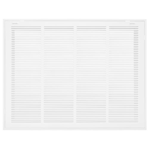 Main product image of 24" x 18" (Wall Opening Size) Sidewall/Ceiling Return Air Filter Grille w/ 1/3" Fin Spacing (White)