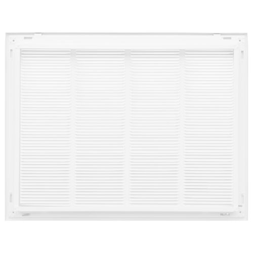 Main product image of 24" x 18" (Wall Opening Size) Sidewall/Ceiling Return Air Filter Grille w/ 1/3" Fin Spacing (White)