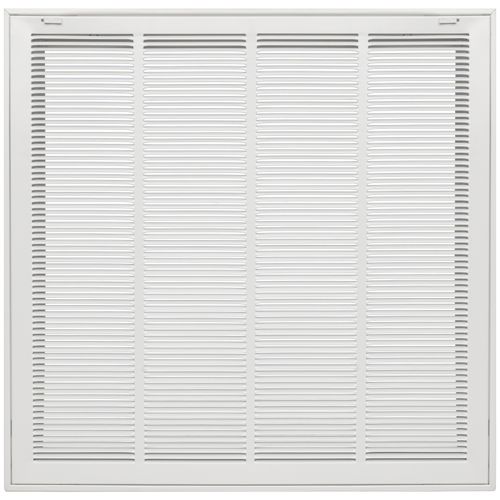 Main product image of 24" x 24" (Wall Opening Size) Sidewall/Ceiling Return Air Filter Grille w/ 1/3" Fin Spacing (White)