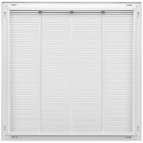 Main product image of 24" x 24" (Wall Opening Size) Sidewall/Ceiling Return Air Filter Grille w/ 1/3" Fin Spacing (White)
