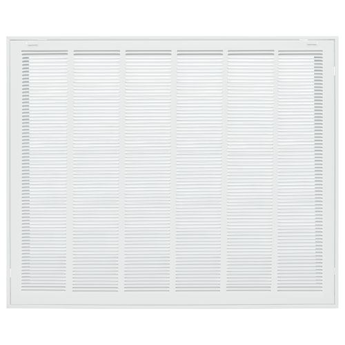 Main product image of 30" x 24" (Wall Opening Size) Sidewall/Ceiling Return Air Filter Grille w/ 1/3" Fin Spacing (White)