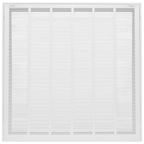 Main product image of 30" x 30" (Wall Opening Size) Sidewall/Ceiling Return Air Filter Grille w/ 1/3" Fin Spacing (White)