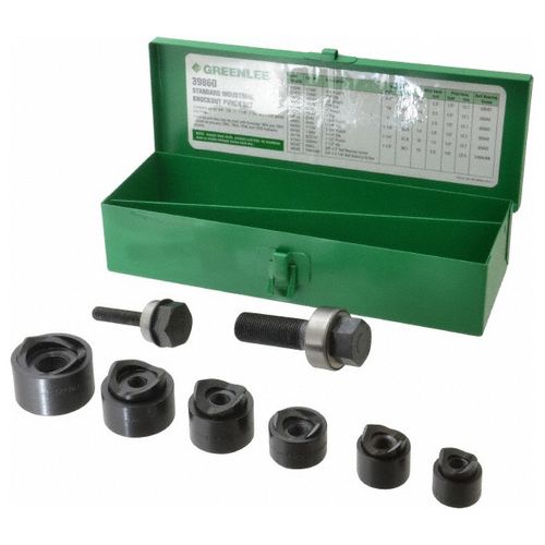 Main product image of 15-Piece, 3/4 to 1-1/2" Punch Hole Industrial Standard Punch Kit, 39860