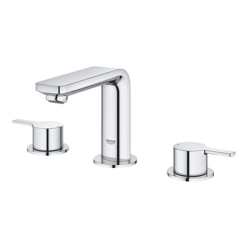 Main product image of Lineare 8-inch Widespread 2-Handle M-Size Bathroom Faucet, 1.2 GPM (Brushed Cool Sunrise), 20578GNA