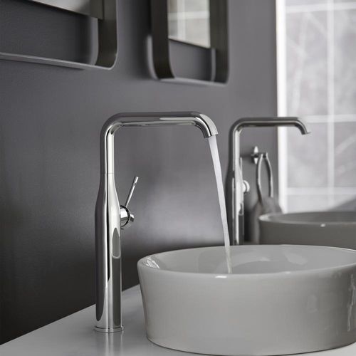 Main product image of Essence Single-Lever Bathroom Faucet For Free-Standing Basins Xl-Size (Chrome), 2353800A