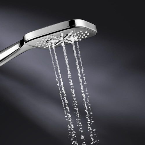 Main product image of Rainshower Smartactive Square Hand Shower - 3 Sprays, 1.75 Gpm (Brushed Cool Sunrise), 26552GN0