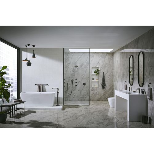 Main product image of Shower Head, 6-1/2" - 3 Sprays, 1.75 GPM (Hard Graphite)