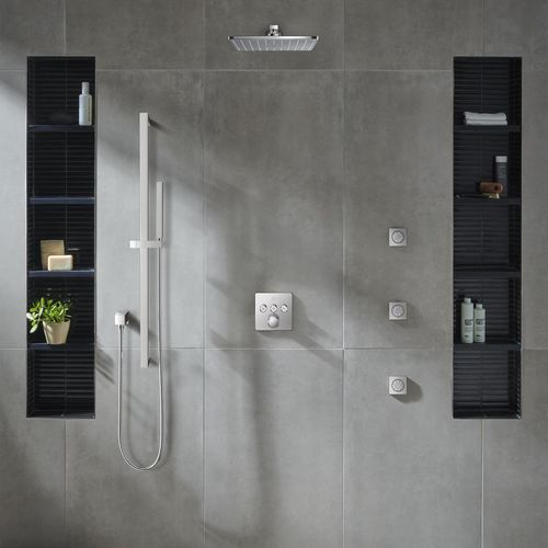 Main product image of Rainshower EuroCube 11-1/4" Shower Arm with Square Flange (Chrome)