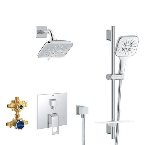 Main product image of Eurocube 2-Handle Pressure Balance Shower Bundle, 1.75 Gpm, 29433000