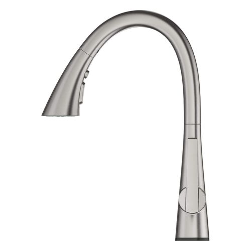 Main product image of Zedra Single-Handle Pull Down Kitchen Faucet Triple Spray 1.75 GPM w/ Touch Tech (Supersteel), 30205DC2
