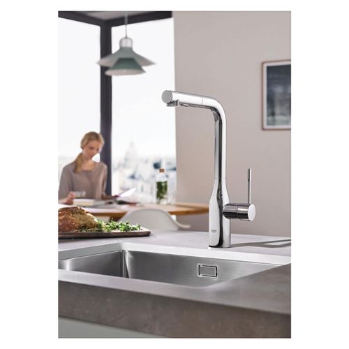 Main product image of Essence Single-Handle Pull-Out Kitchen Faucet Dual Spray 1.75 Gpm (Chrome)