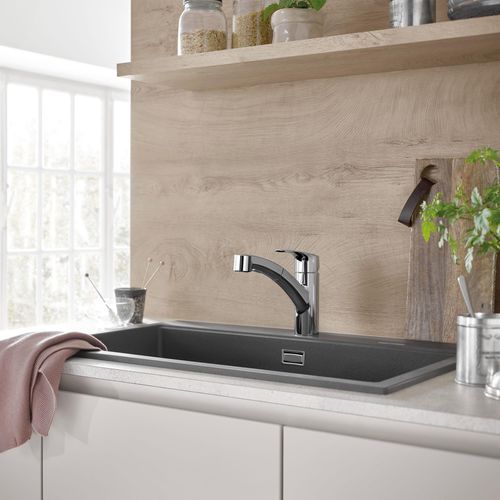Main product image of Eurosmart Single-Handle Dual Spray Pull-Out Kitchen Faucet 1.75 gpm (Chrome), 30306001