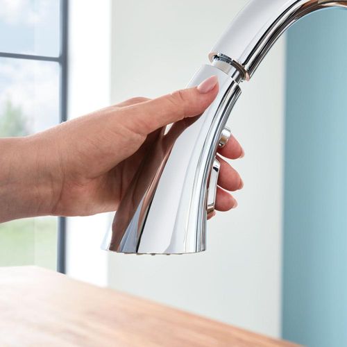 Main product image of Zedra Single-Handle Pull Down Triple Spray Bar Faucet 1.75 Gpm (Chrome), 30368002