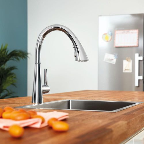 Main product image of Zedra Single-Handle Pull Down Triple Spray Bar Faucet 1.75 Gpm (Chrome), 30368002