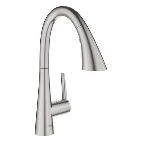 Main product image of Zedra Single-Handle Pull Down Triple Spray Bar Faucet 1.75 Gpm (Supersteel), 30368DC2