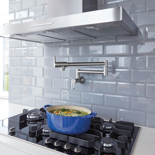 Main product image of Zedra 2-Handle Wall Mount Pot Filler (Supersteel)