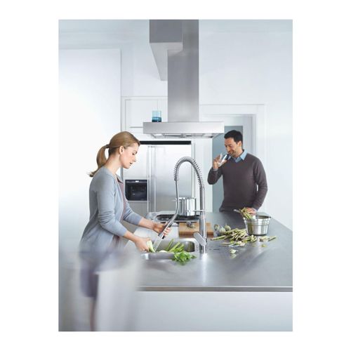 Main product image of K7 Medium Single-Handle Semi-Pro Dual Spray Kitchen Faucet 1.75 Gpm (Chrome)