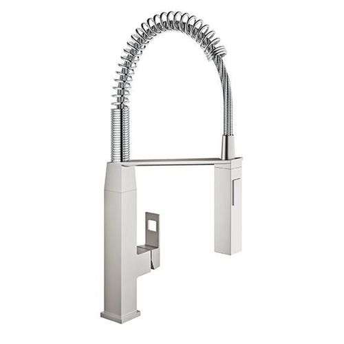 Main product image of Eurocube Single-Handle Semi-Pro Dual Spray Kitchen Faucet 1.75 Gpm (Supersteel), 31401DC0