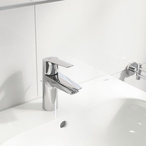 Main product image of Single Hole Single-Handle S-Size Bathroom Faucet, 1.2 Gpm, Less Drain (Chrome), 32643003
