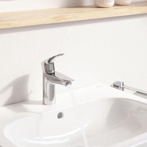 Main product image of Single Hole Single-Handle S-Size Bathroom Faucet, 1.2 Gpm, Less Drain (Chrome), 32643003