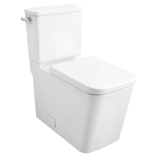 Main product image of Eurocube 1.28 Gpf Two-Piece Right Height Elongated Toilet w/ Seat, Left-Hand Trip Lever, 39662000