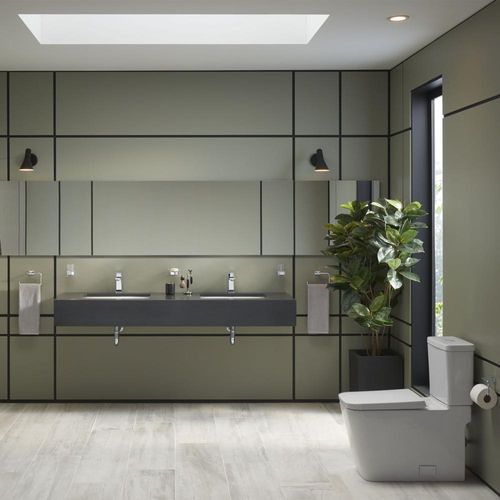 Main product image of Eurocube Right Height Elongated Toilet Bowl w/ Seat, Less Tank, 39664000