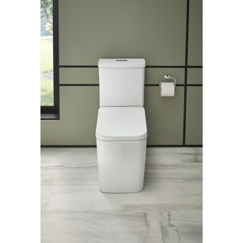 Main product image of Eurocube Right Height Elongated Toilet Bowl w/ Seat, Less Tank, 39664000