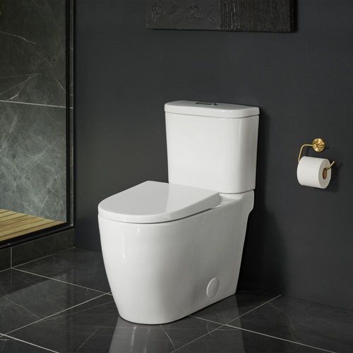 Main product image of Essence 1.28/1.0 Gpf Two-Piece Dual Flush Right Height Elongated Toilet w/ Seat, 39674000
