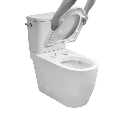 Main product image of Essence 1.28 Gpf Two-Piece Right Height Elongated Toilet w/ Seat, Left-Hand Trip Lever, 39675000