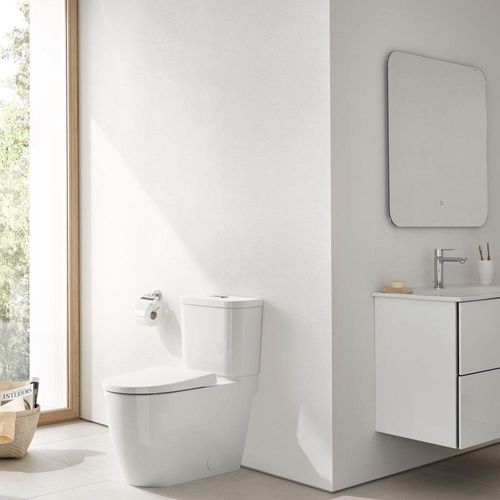 Main product image of Essence 1.28 Gpf Two-Piece Right Height Elongated Toilet w/ Seat, Left-Hand Trip Lever, 39675000