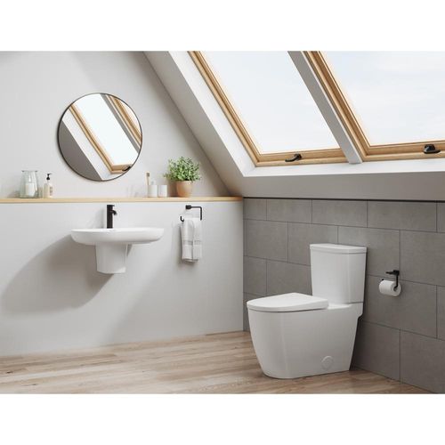 Main product image of Essence 1.28 Gpf Two-Piece Right Height Elongated Toilet w/ Seat, Left-Hand Trip Lever, 39675000