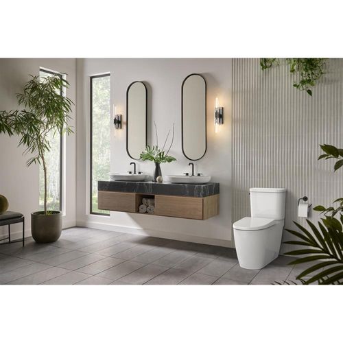 Main product image of Essence 1.28 Gpf Two-Piece Right Height Elongated Toilet w/ Seat, Left-Hand Trip Lever, 39675000
