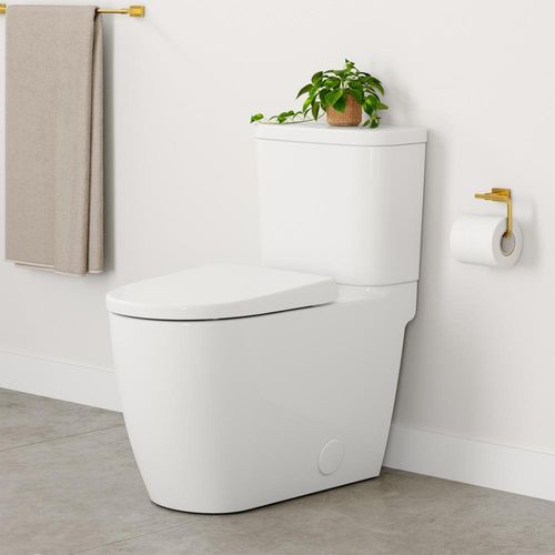 Main product image of Essence 1.28 Gpf Two-Piece Right Height Elongated Toilet w/ Seat, Left-Hand Trip Lever, 39675000