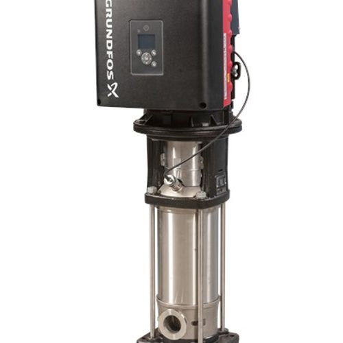 Main product image of CRIE 10-10 N-CA-A-E-HQQE Stainless Steel Vertical Multistage Centrifugal Pump, 7.5 HP, 3 Phase, 440/480V