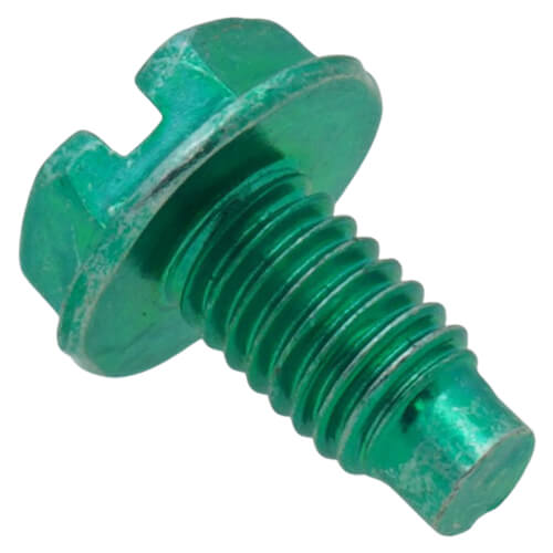 Main product image of 10-32 x 3/8" Slotted Hexagon Head Washer-Face Grounding Screw