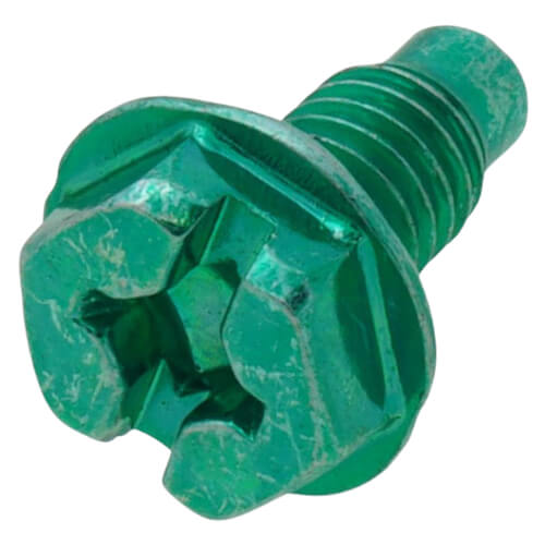 Main product image of 10-32 x 3/8" Slotted Hexagon Head Washer-Face Grounding Screw