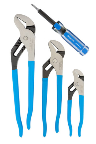 Main product image of 3 Piece Tongue and Groove Set w/ 6-in-1 Professional Driver