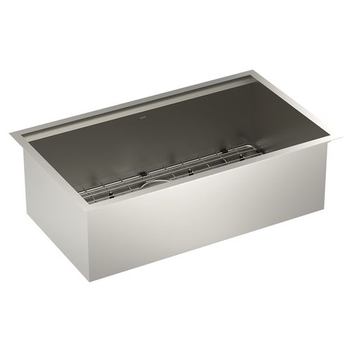 Main product image of Luxe Chef 32" Workstation Stainless Steel Undermount Single Bowl Sink w/ Accessories, GS181020BUX