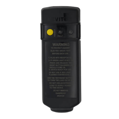 Main product image of Automatic Right-Angle GFCI Plug, 5-15P, Grounded, 15A, 120V