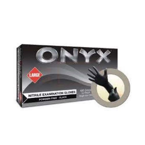 Main product image of Black Nitril Gloves, Powder Fine - Extra Large (Box of 100)