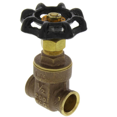 Main product image of 1/2" Solder Ends Gate Valve (Lead Free)