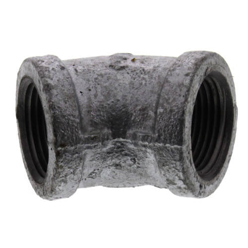 Main product image of 3/4" Galvanized Malleable 45° Elbow