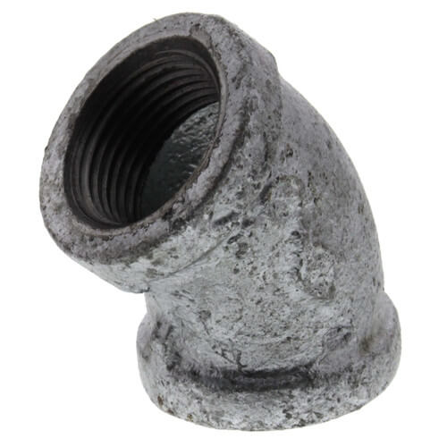 Main product image of 3/4" Galvanized Malleable 45° Elbow